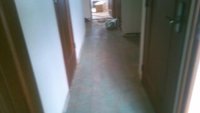1階
既存廊下の床カーペット剥がしてフロアー張替